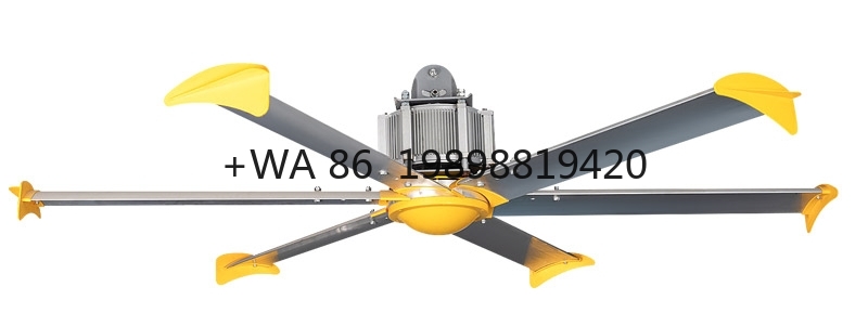 Exhaust Fan Industrial - PMSM Ceiling Fans 2.5m Diameter HVLS