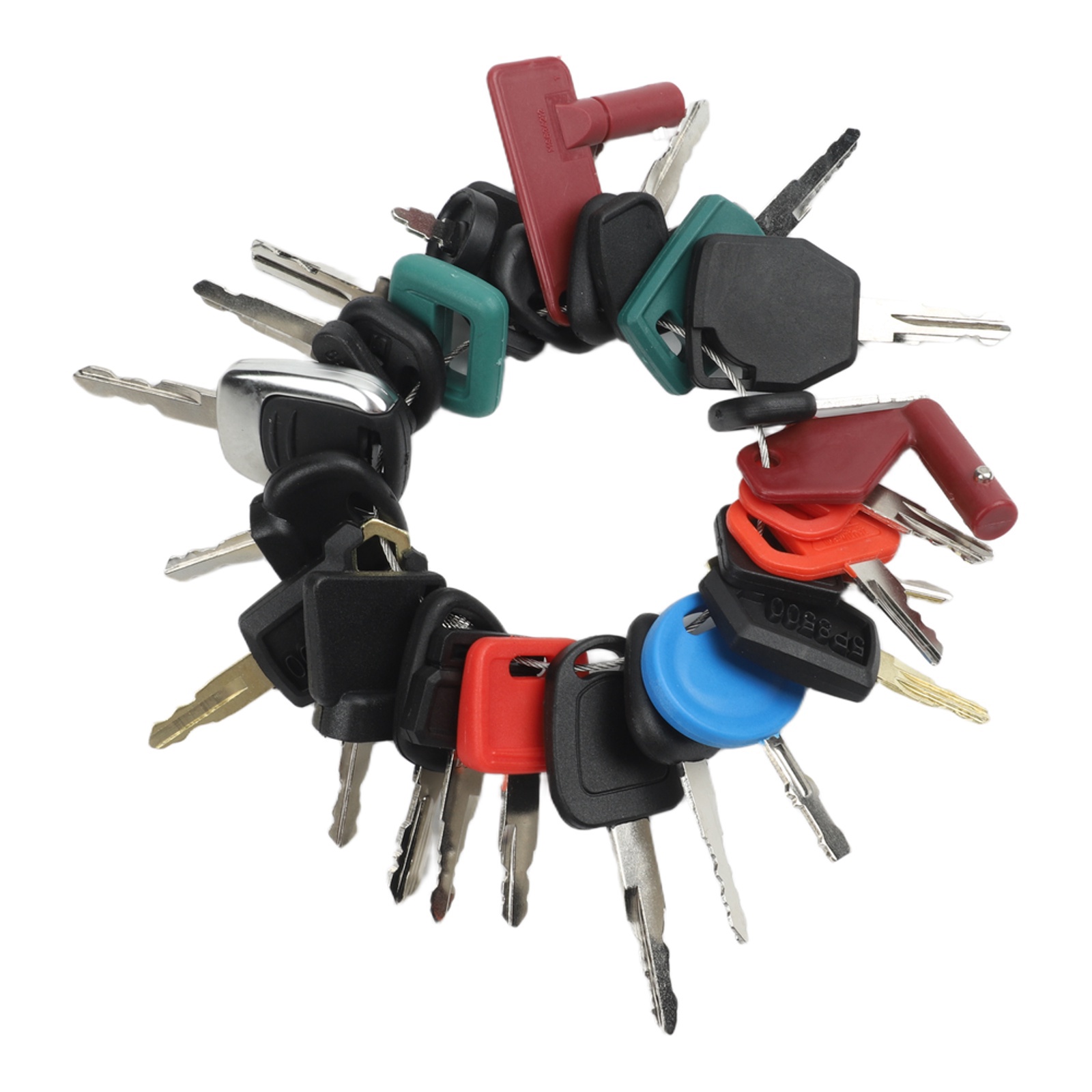 Heavy Equipment Keys Master Set - 50PCS Equipment Ignition Keys Set Metal