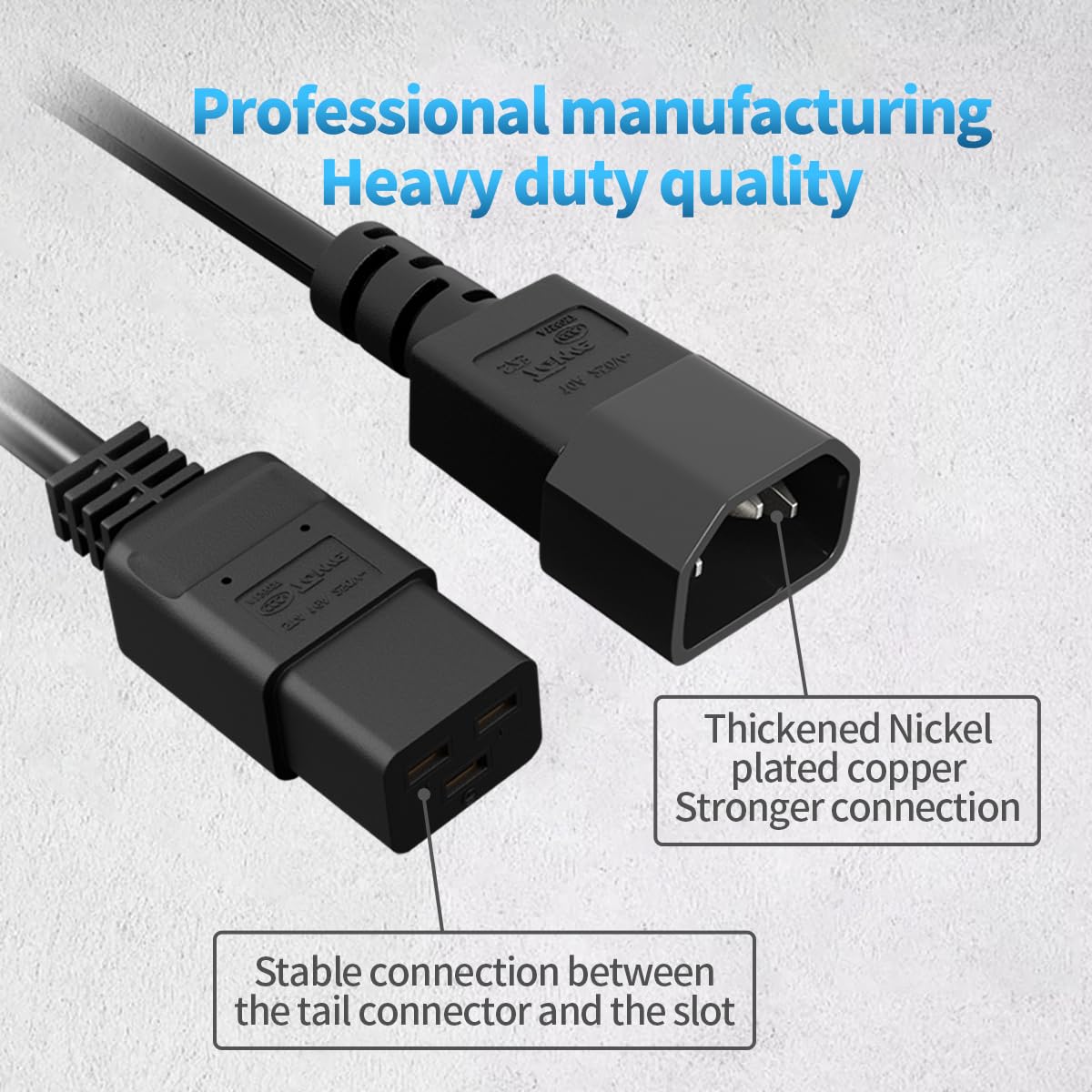 TOWE IEC C14 to C19 Power Exte - Heavy Equipment Center recension och pris