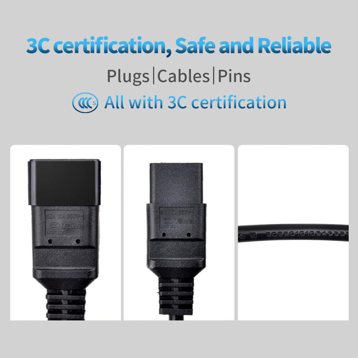 TOWE IEC C20 to C19 Power Exte - Heavy Equipment Center recension och pris