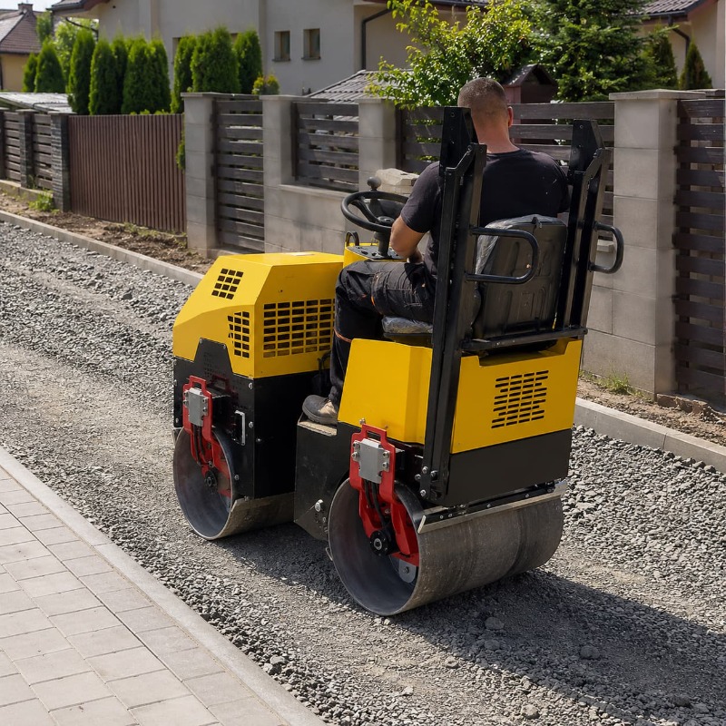 Double Drum Vibratory Road Rol - Heavy Equipment Construction recension och pris
