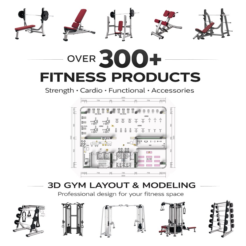 YTYIN Commercial Gym Storage D - Heavy Equipment Center recension och pris
