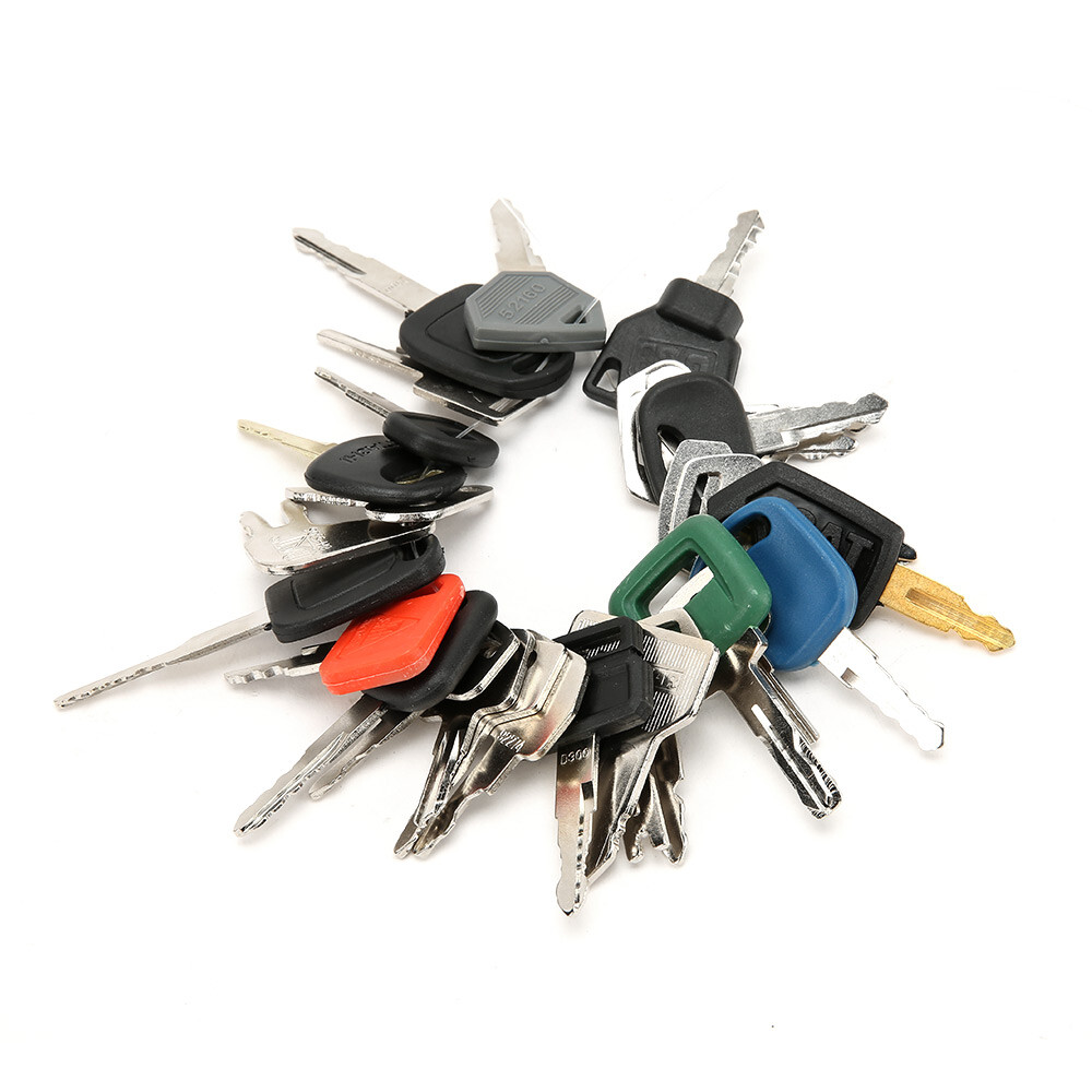 28 Excavator Keys Plant Digger - Heavy Equipment Keys Master Set recension och pris