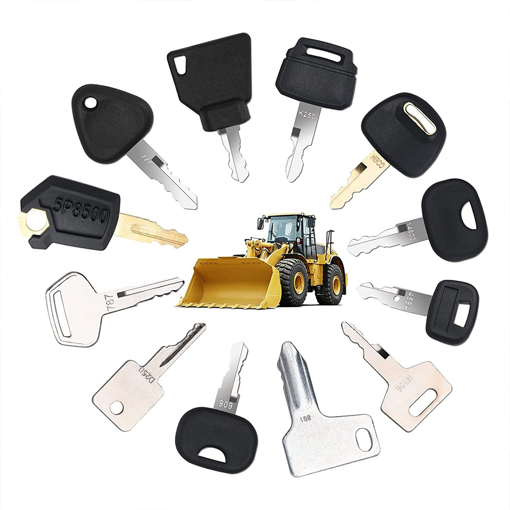 12Pcs Heavy Equipment Construc - Heavy Equipment Keys Master Set recension och pris