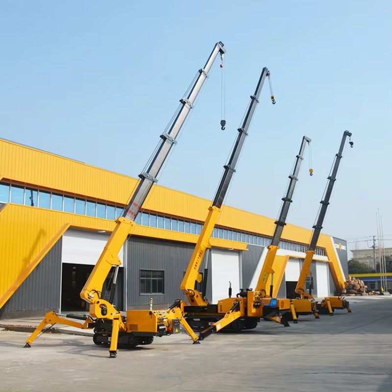 8T Hydraulic Spider Crane Heav - Heavy Equipment Construction recension och pris