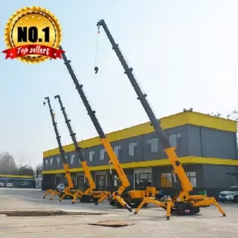 8T Hydraulic Spider Crane Heav - Heavy Equipment Construction recension och pris